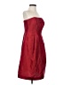 Ann Taylor 100% Silk Red Cocktail Dress Size 2 - photo 1