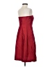 Ann Taylor 100% Silk Red Cocktail Dress Size 2 - photo 4