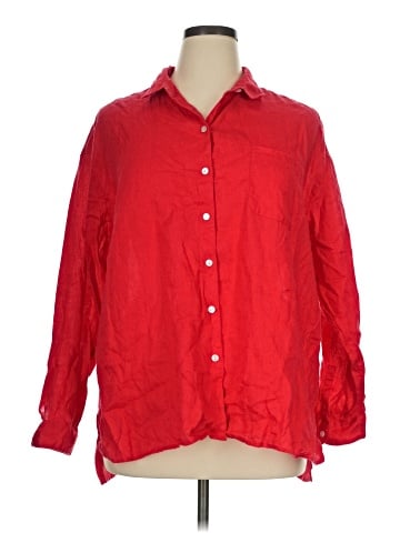 J.Jill 3/4 Sleeve Button-Down Shirt (view 1)