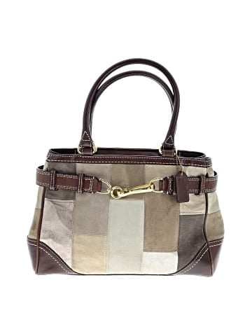 Coach Factory Leather Satchel (view 1)