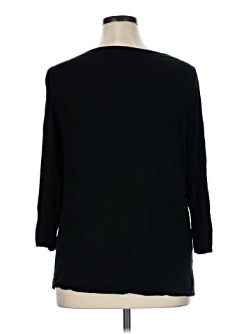 JM Collection 3/4 Sleeve T-Shirt (view 2)