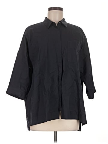 Gerard Darel 3/4 Sleeve Button-Down Shirt (view 1)