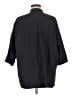 Gerard Darel Black 3/4 Sleeve Button-Down Shirt Size 6 (38) - photo 2