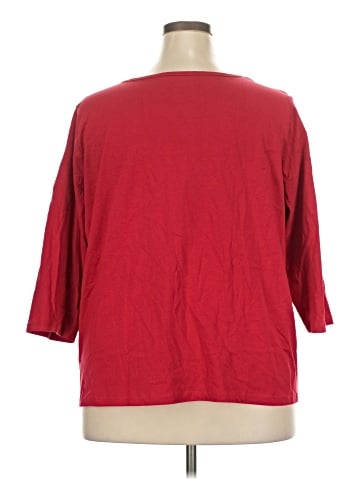 Roaman's 3/4 Sleeve Top (view 2)