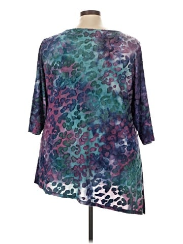 Attitudes by Renee 3/4 Sleeve Blouse (view 2)