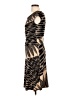 En Focus Studio Animal Print Brown Cocktail Dress Size 4 - photo 5