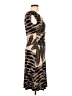 En Focus Studio Animal Print Brown Cocktail Dress Size 4 - photo 4