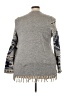 Chaps 100% Cotton Gray Cardigan Size 3X - photo 2