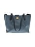 Coach 100% Leather Gray Blue Leather Tote One size - photo 1