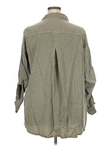 Velvet Heart 3/4 Sleeve Button-Down Shirt (view 2)