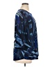 Avenue 100% Polyester Blue 3/4 Sleeve Top Size 14 Plus - photo 4