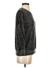 Splendid Animal Print Gray Pullover Sweater Size XS - photo 4