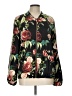 Jeans By Buffalo 100% Polyester Floral Black Jacket Size L - photo 1
