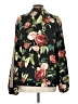 Jeans By Buffalo 100% Polyester Floral Black Jacket Size L - photo 2