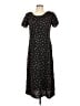 Worthington Stars Black Casual Dress Size 10 - photo 1