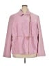 IMAN 100% Leather Pink Leather Jacket Size 3X - photo 1