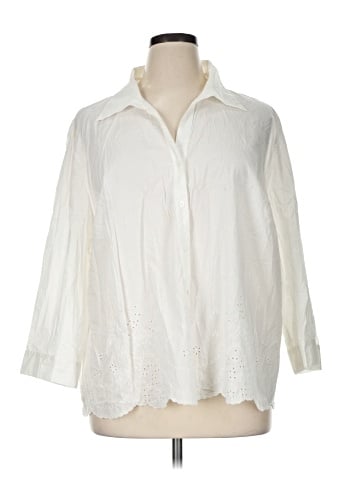 Talbots 3/4 Sleeve Blouse (view 1)