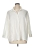Talbots 100% Cotton Ivory 3/4 Sleeve Blouse Size 1X (estimated) - photo 1