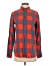 J.Crew Checkered-gingham Red Long Sleeve Button-Down Shirt Size 2 - photo 1