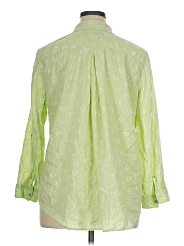 Chico's 3/4 Sleeve Button-Down Shirt (view 2)