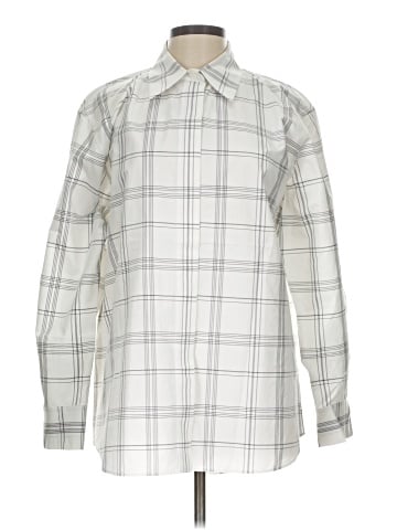 Lafayette 148 New York Long Sleeve Button-Down Shirt (view 1)