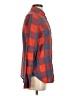 J.Crew Checkered-gingham Red Long Sleeve Button-Down Shirt Size 2 - photo 4