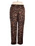 J.Crew Animal Print Brown Casual Pants Size 14 - photo 1