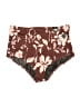 Torrid Floral Brown Swimsuit Bottoms Size Med Plus (00) - photo 1