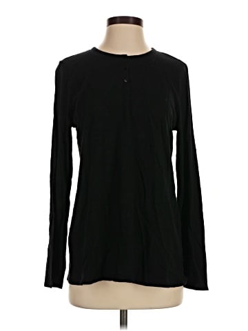 Eileen Fisher Long Sleeve Henley (view 1)