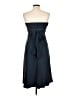 Ann Taylor Solid Blue Cocktail Dress Size 10 - photo 2