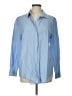 Peck & Peck Blue Long Sleeve Button-Down Shirt Size L - photo 1