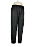 I.C. By Connie K Solid Black Gray Track Pants Size 1X - photo 1