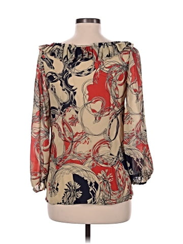 Leifsdottir 3/4 Sleeve Silk Top (view 2)