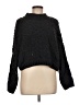 Pol 100% Polyester Black Turtleneck Sweater Size M - photo 1