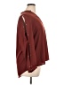 Jennifer Lopez 100% Polyester Burgundy Brown Long Sleeve Blouse Size XL - photo 4