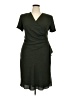 Bill Blass 100% Polyester Green Casual Dress Size 18 - photo 1