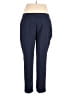 metaphor 100% Polyester Solid Blue Active Pants Size 16 - photo 2