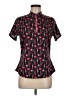 Tail Black Short Sleeve Blouse Size M - photo 1