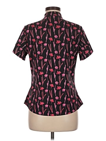 Tail Short Sleeve Blouse (view 2)