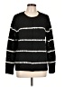 Joseph A. Stripes Black Pullover Sweater Size L - photo 1