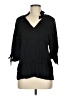 SOFIA Black 3/4 Sleeve Blouse Size M - photo 1