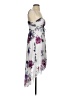 Ruby Rox 100% Polyester Floral Gray Cocktail Dress Size S - photo 4