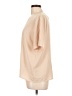 Impressions 100% Polyester Tan Short Sleeve Blouse Size L - photo 5