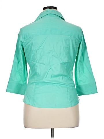Farinaz Taghavi 3/4 Sleeve Button-Down Shirt (view 2)