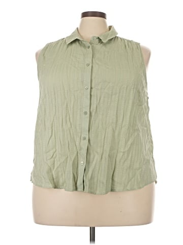 Falls Creek Sleeveless Button-Down Shirt (view 1)