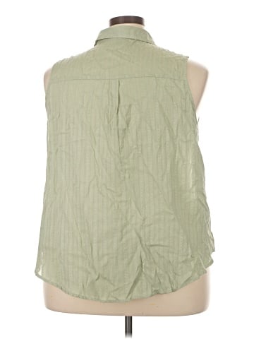Falls Creek Sleeveless Button-Down Shirt (view 2)