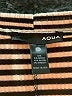 Aqua Stripes Gray Casual Dress Size L - photo 7