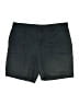 Kate Hill 100% Cotton Chevron-herringbone Green Cargo Shorts Size 12 - photo 1