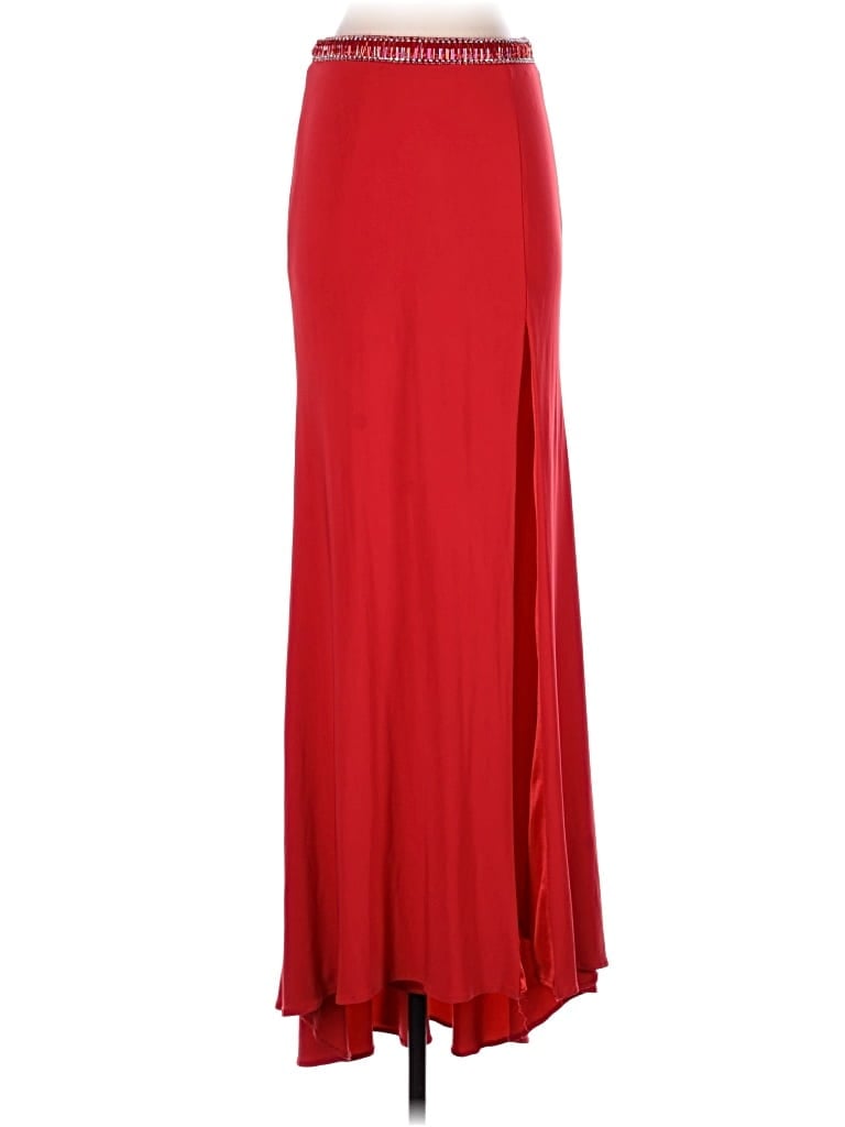 Pre-owned Sherri Hill Formal Skirt In Red