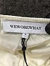 WeWoreWhat 100% Polyester Ivory Cocktail Dress Size L - photo 4